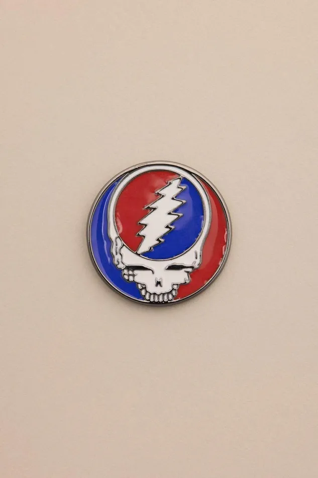 Lucky Brand Jewelry Grateful Dead Skull Pin Silver 8211 Women