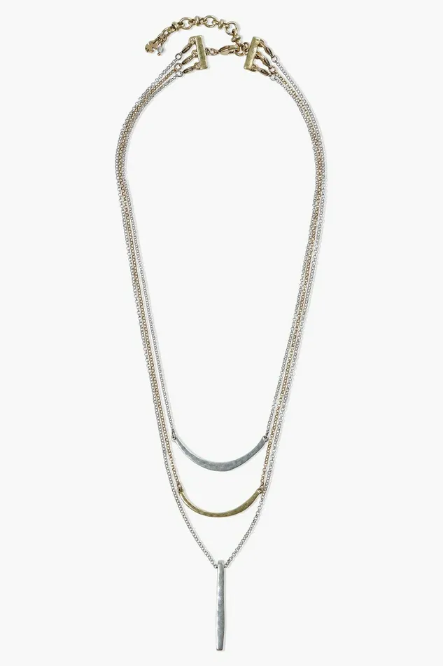 Lucky Brand Jewelry Layer Bar Necklace Multi 8211 Women