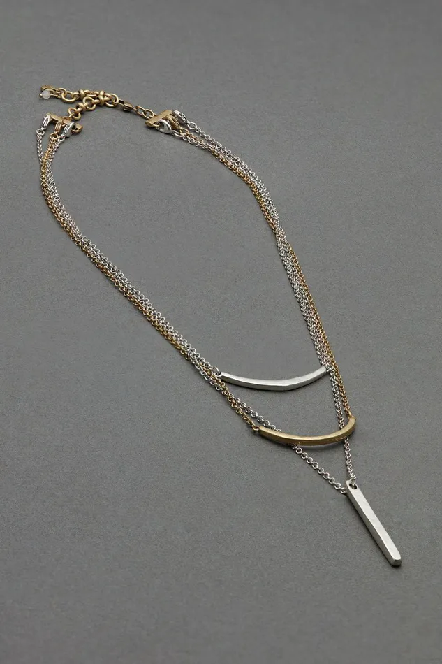 Lucky Brand Jewelry Layer Bar Necklace Multi 8211 Women