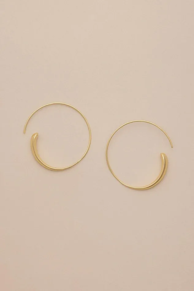 Lucky Brand Jewelry Swirl Hoop Earring Gold 8211 Women