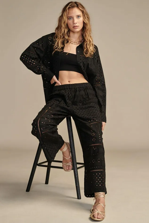 Lucky Brand Pants Eyelet Matchback Pants Meteorite 8211 Women
