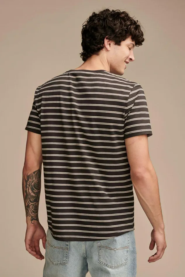 Lucky Brand Shirts and Tops Supima Stripe Crewneck Multi 8211 Men