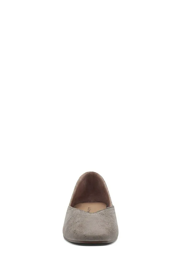 Lucky Brand Shoes Alba Leather Flat Light Grey 8211 Women Lucky Brand Shoes Alba Leather Flat Light Grey 8211 Women