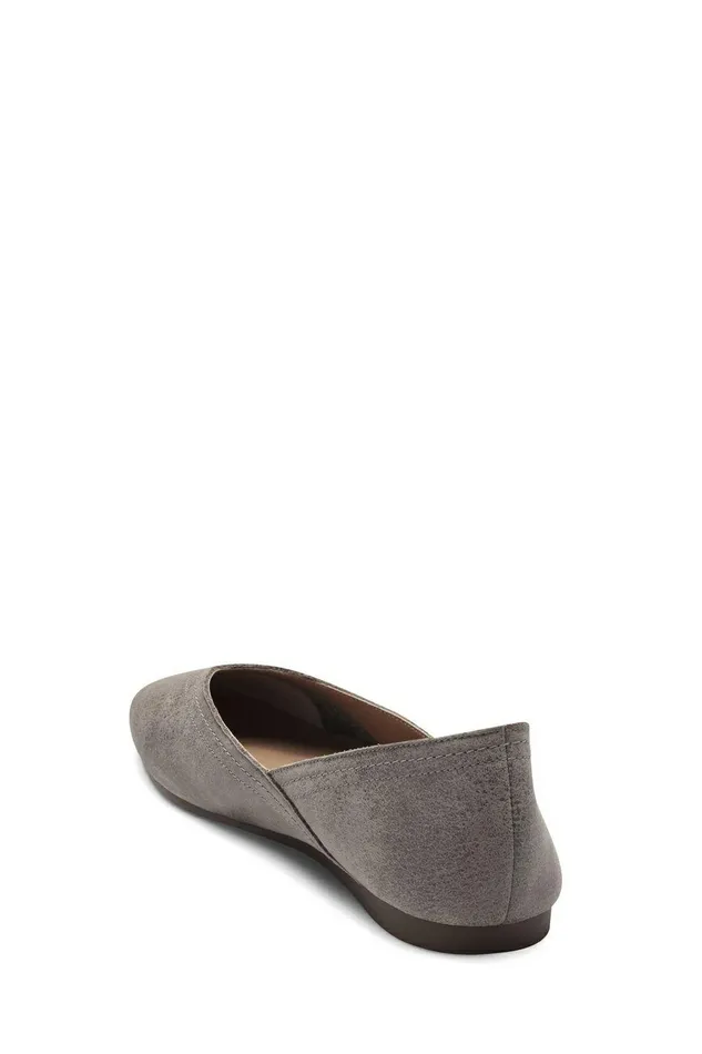 Lucky Brand Shoes Alba Leather Flat Light Grey 8211 Women Lucky Brand Shoes Alba Leather Flat Light Grey 8211 Women