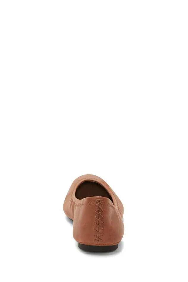 Lucky Brand Shoes Emmie Ballet Leather Flats Bourbon 8211 Women