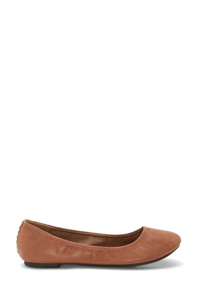 Lucky Brand Shoes Emmie Ballet Leather Flats Bourbon 8211 Women