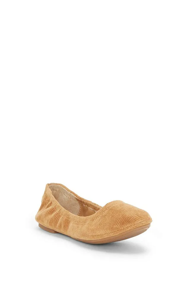 Lucky Brand Shoes Emmie Ballet Leather Flats Medium Brown 8211 Women