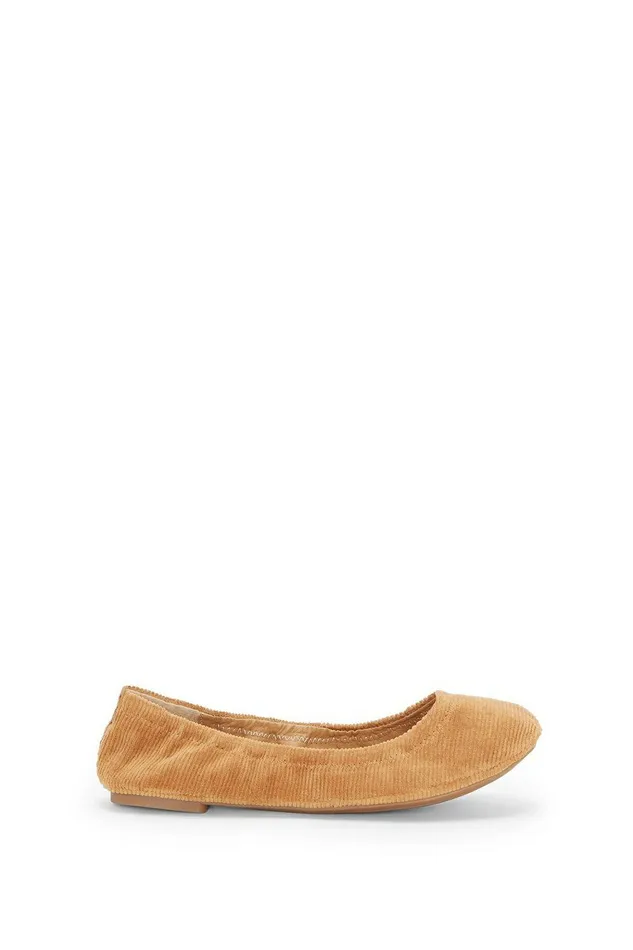 Lucky Brand Shoes Emmie Ballet Leather Flats Medium Brown 8211 Women