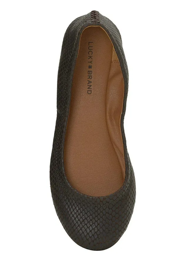 Lucky Brand Shoes Emmie Flats Dark Green 8211 Women Lucky Brand Shoes Emmie Flats Dark Green 8211 Women