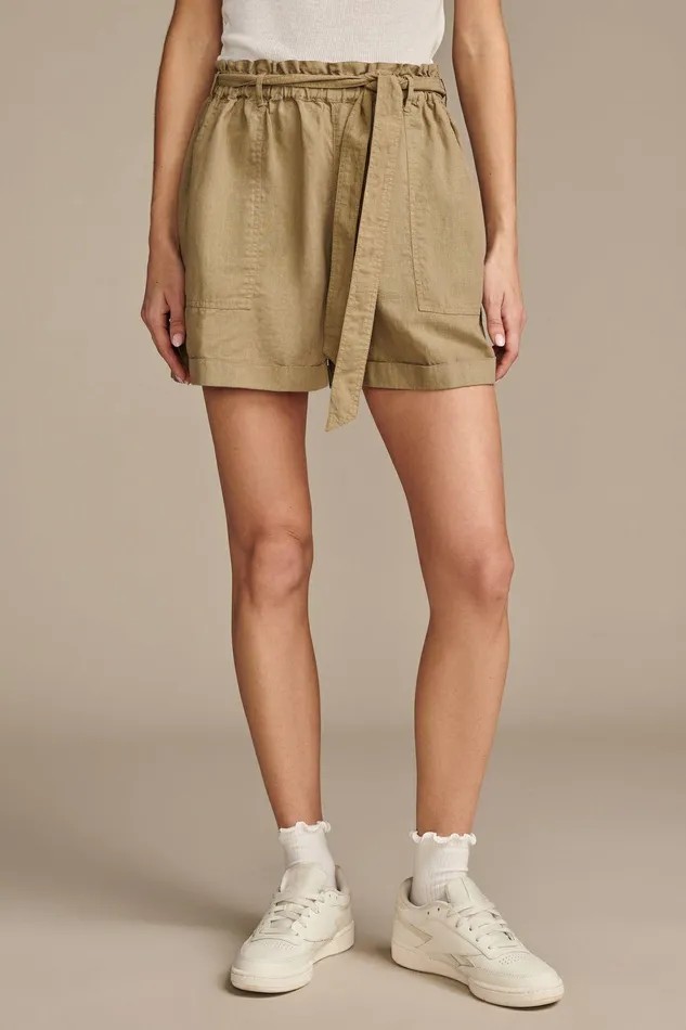 Lucky Brand Shorts Hemp Short Dusty Olive 8211 Women