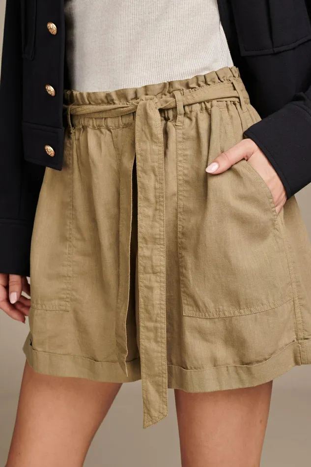 Lucky Brand Shorts Hemp Short Dusty Olive 8211 Women