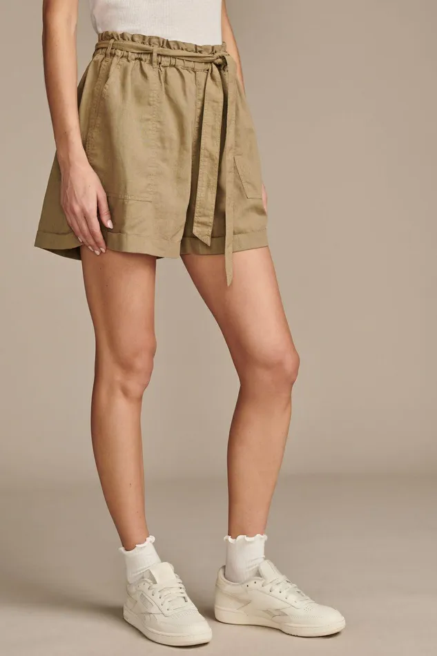 Lucky Brand Shorts Hemp Short Dusty Olive 8211 Women