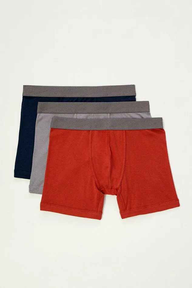 Lucky Brand Underwear and Sleepwear 3 Pack Cotton Viscose Boxer Briefs Multi 8211 Men