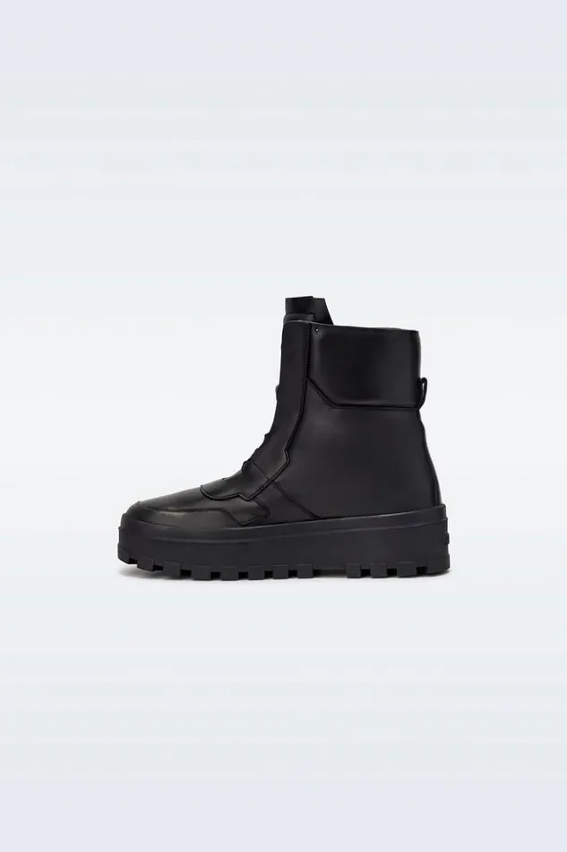 Mackage Ankle Boots Women EkonW Leather MidCalf LaceUp Boots Black