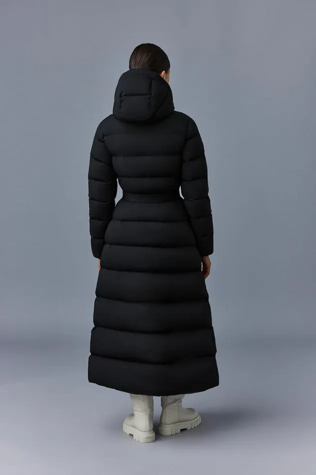 Mackage Downs and Jackets Women CalinaCity Stretch Light Down Maxi Coat Black