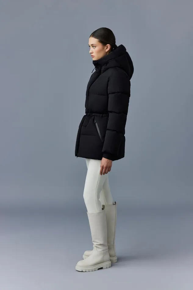 Mackage Downs and Jackets Women FreyaCity Stretch Light Down Jacket Black