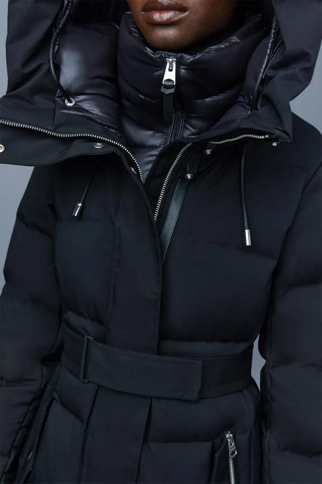 Mackage Downs and Jackets Women Shyla 2In1 Down Coat With Removable Bib Black
