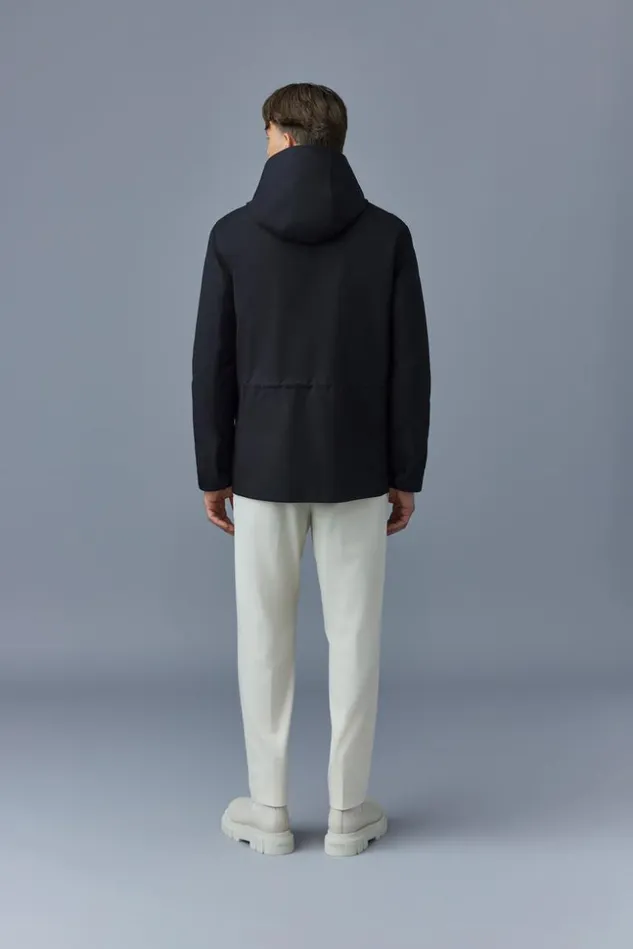 Mackage Light Down Jackets Men MorrisCity Light Down Twill Parka Black