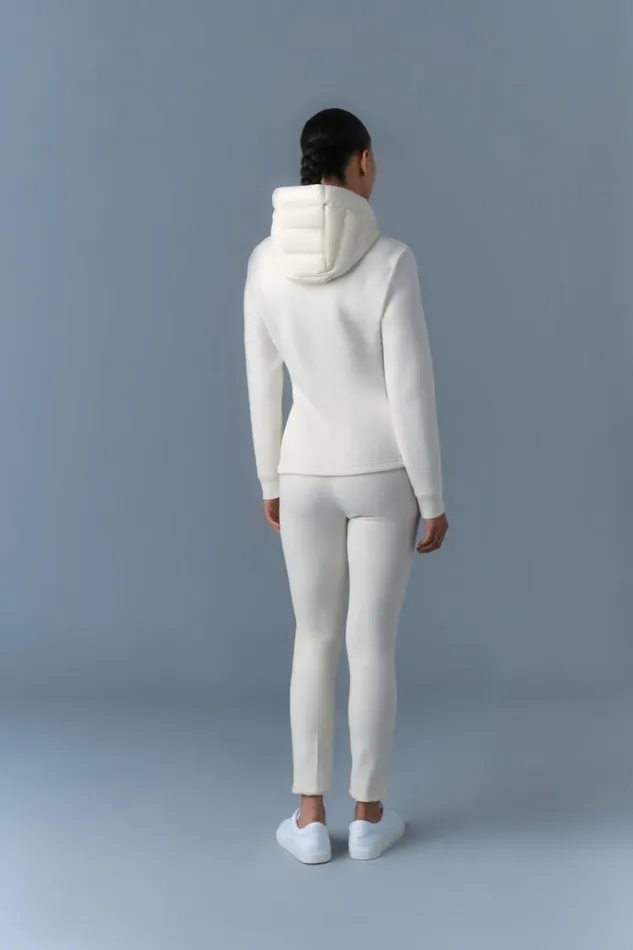 Mackage Light Jackets Women DellaR Hybrid Jacket With Hood Cream