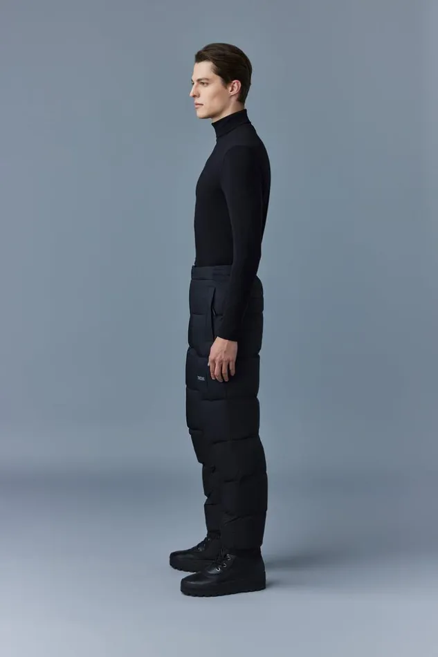 Mackage Pants Men Nelson Down Quilted Ski Pants Black