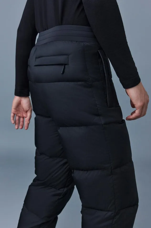 Mackage Pants Men Nelson Down Quilted Ski Pants Black