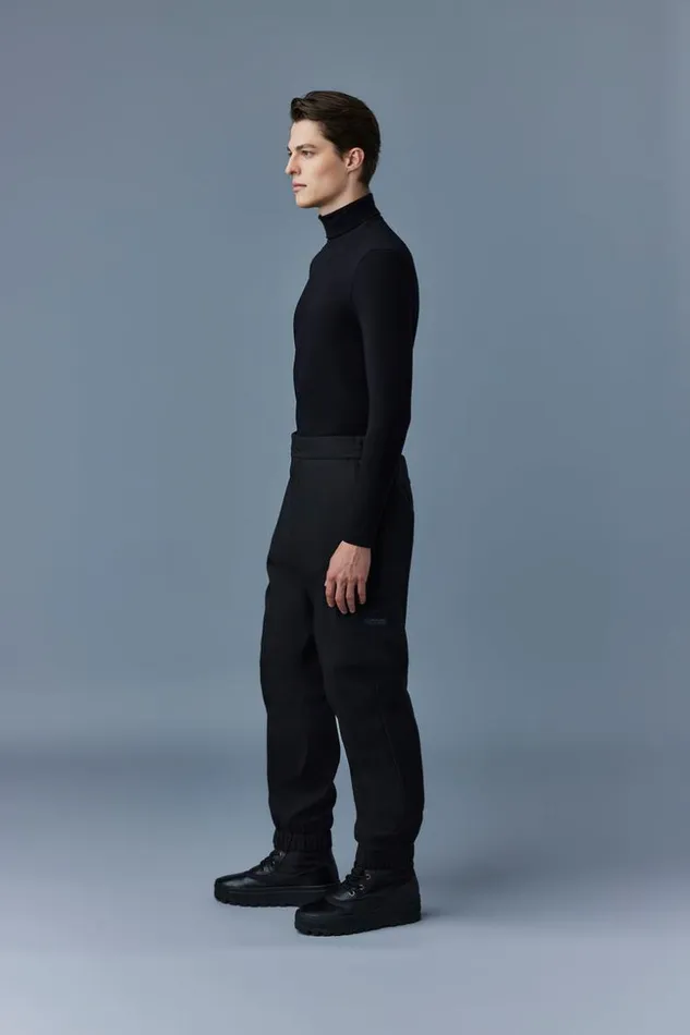 Mackage Pants Men Sean Technical Ski Pants With Articulated Knees Black