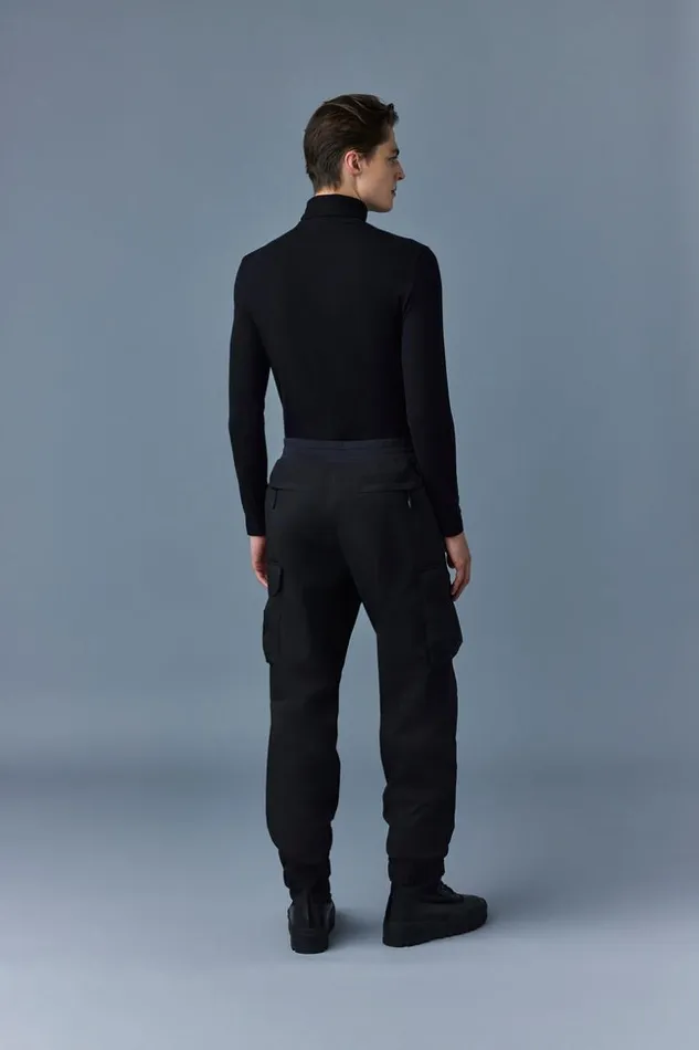 Mackage Pants Men Sean Technical Ski Pants With Articulated Knees Black