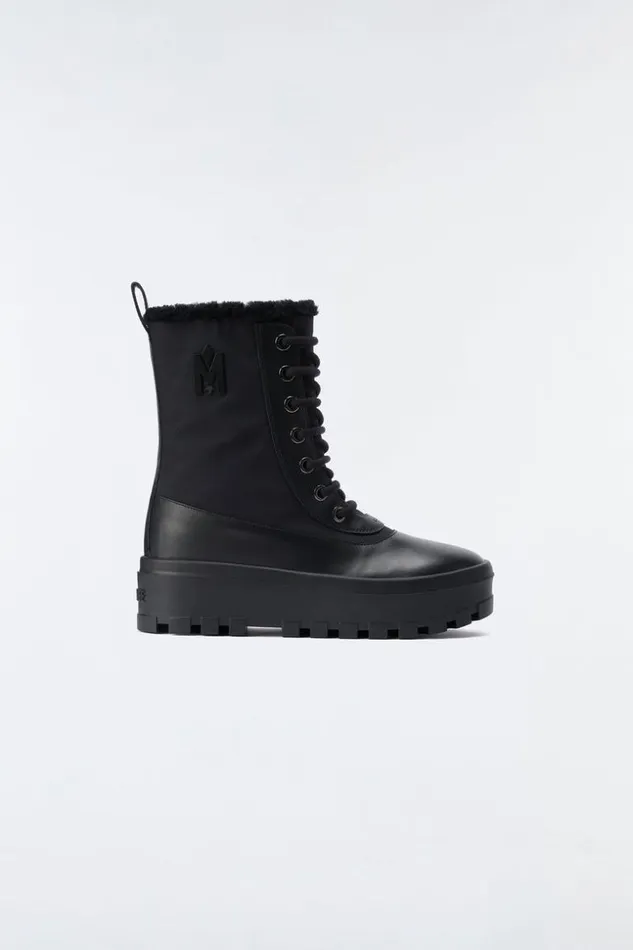 Mackage Shearling Lined Boots Women HeroW ShearlingLined Winter Boot For Women Black