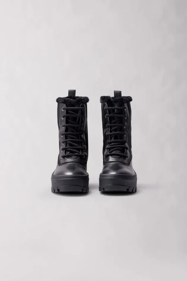 Mackage Shearling Lined Boots Women HeroW ShearlingLined Winter Boot For Women Black