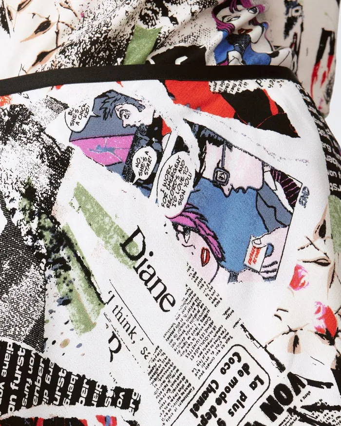 Mae Mini Skirt Poster Girl Women DVF Skirts