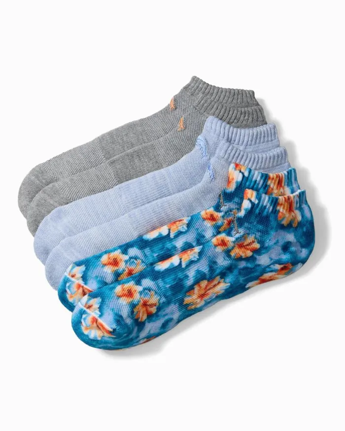 MenBig and Tall IslandZone Athletic Socks 8211 3 Pack Assorted Tommy Bahama Socks