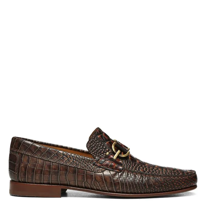 Men Dacio Cognac Croco Donald Pliner Shoes Online Casual