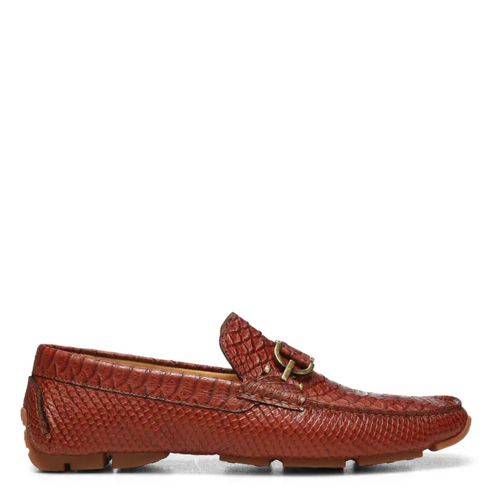Men Dacio Cognac Snake Donald Pliner Shoes Online Casual