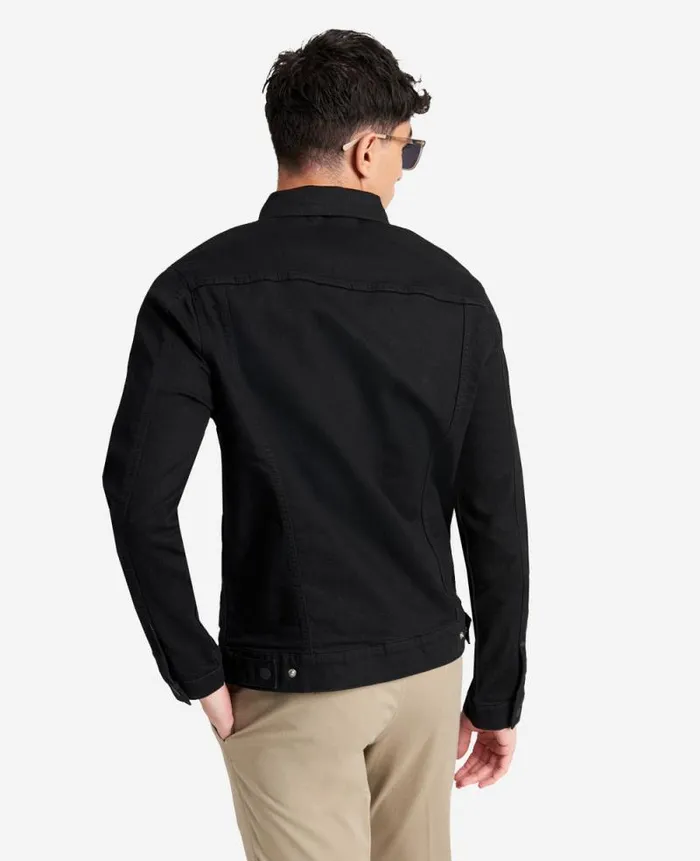Men Denim Kenneth Cole Slim Fit Recycled Denim Jacket Watts 8211 Black Men Denim Kenneth Cole Slim Fit Recycled Denim Jacket Watts 8211 Black