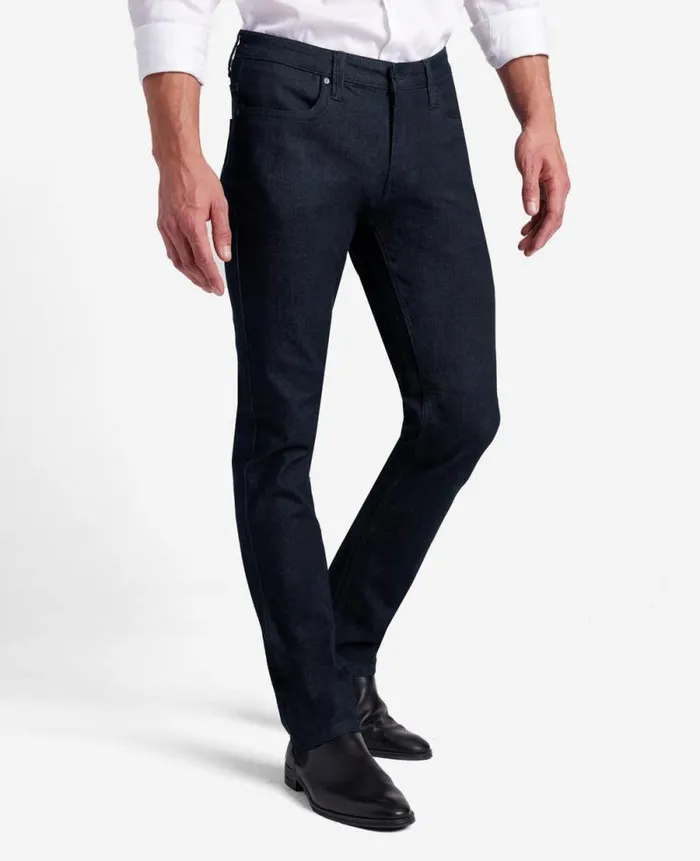 Men Denim Kenneth Cole SlimFit Recycled Stretch Denim Jeans Clinton 8211 Dark Indigo