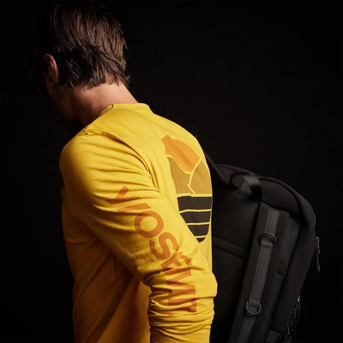 Men Graphics James Perse Canyon Graphic Tee Crocus Yellow