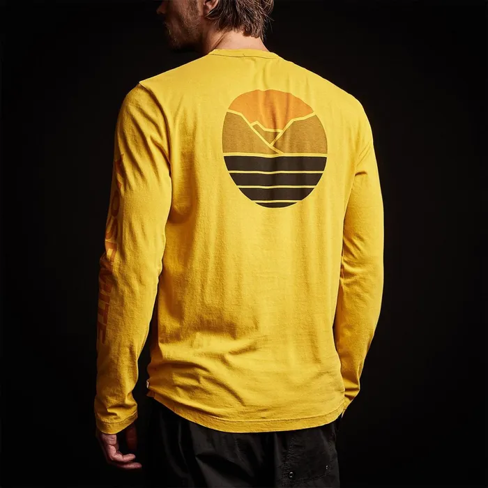 Men Graphics James Perse Canyon Graphic Tee Crocus Yellow