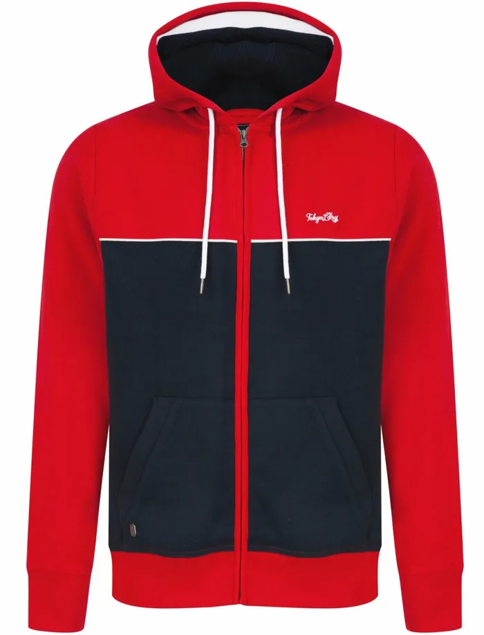 Men Hoodies and Sweatshirts Tokyo Laundry Carpenter Colour Block Zip Through Hoodie In Barados Cherry Tokyo Laundry Red Men Hoodies and Sweatshirts Tokyo Laundry Carpenter Colour Block Zip Through Hoodie In Barados Cherry Tokyo Laundry Red