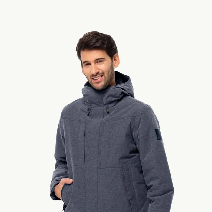 Men Jack Wolfskin Winter Jackets SNOWY PARK JKT M Night Blue XXXL Mens Waterproof Winter Jacket Men Jack Wolfskin Winter Jackets SNOWY PARK JKT M Night Blue XXXL Mens Waterproof Winter Jacket