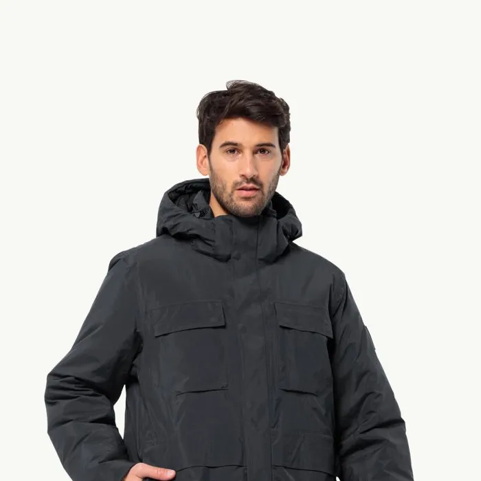 Men Jack Wolfskin Winter Jackets TEXTOR UTILITY JKT M Phantom M Mens Waterproof Winter Jacket Men Jack Wolfskin Winter Jackets TEXTOR UTILITY JKT M Phantom M Mens Waterproof Winter Jacket