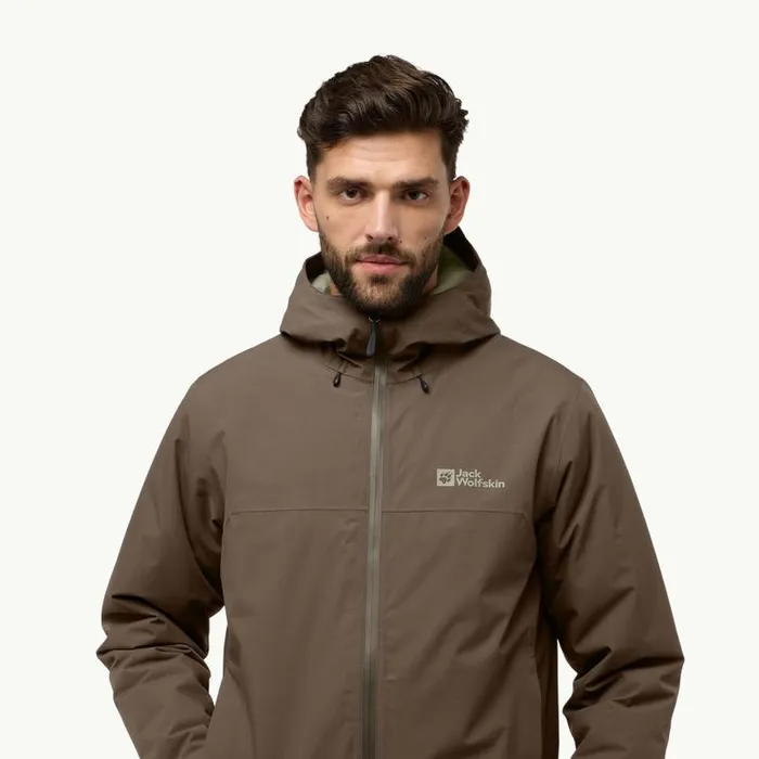 Men Jack Wolfskin Winter Jackets WISPER INS JKT M Cold Coffee 3XL Mens Waterproof Insulated Jacket Men Jack Wolfskin Winter Jackets WISPER INS JKT M Cold Coffee 3XL Mens Waterproof Insulated Jacket