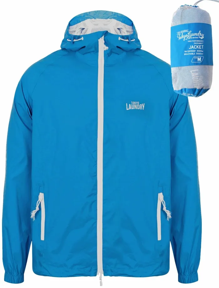 Men Jackets and Coats Tokyo Laundry Conroy High Performance Packaway Windbreaker Jacket In Cobalt 8211 Tokyo Laundry Blue Men Jackets and Coats Tokyo Laundry Conroy High Performance Packaway Windbreaker Jacket In Cobalt 8211 Tokyo Laundry Blue