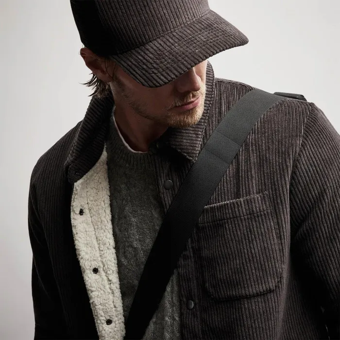 Men JacketsOuterwear James Perse Sherpa Lined Corduroy Shirt Jacket Kona