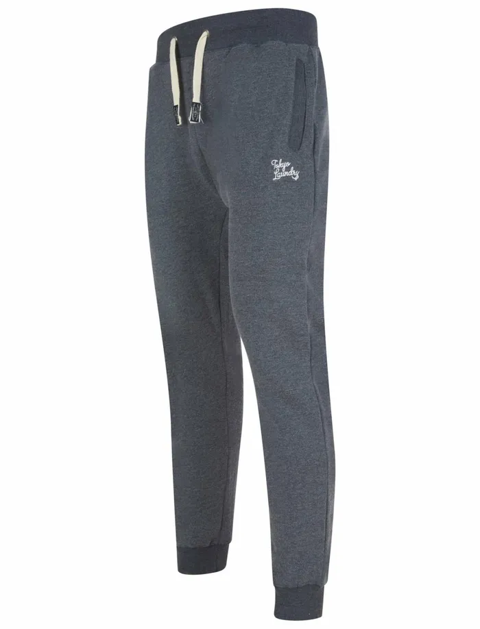 Men Joggers Tokyo Laundry Peckham Brushback Fleece Cuffed Joggers In Dark Navy Marl 8211 Tokyo Laundry Navy Men Joggers Tokyo Laundry Peckham Brushback Fleece Cuffed Joggers In Dark Navy Marl 8211 Tokyo Laundry Navy