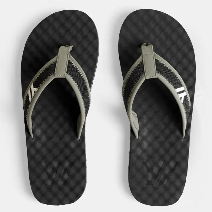 Men Kids FootwearandWomen James Perse YOsemite Sport Flip Flop Kids Blackgrey