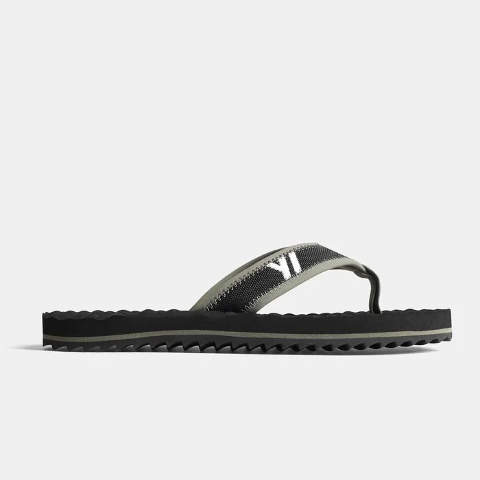 Men Kids FootwearandWomen James Perse YOsemite Sport Flip Flop Kids Blackgrey