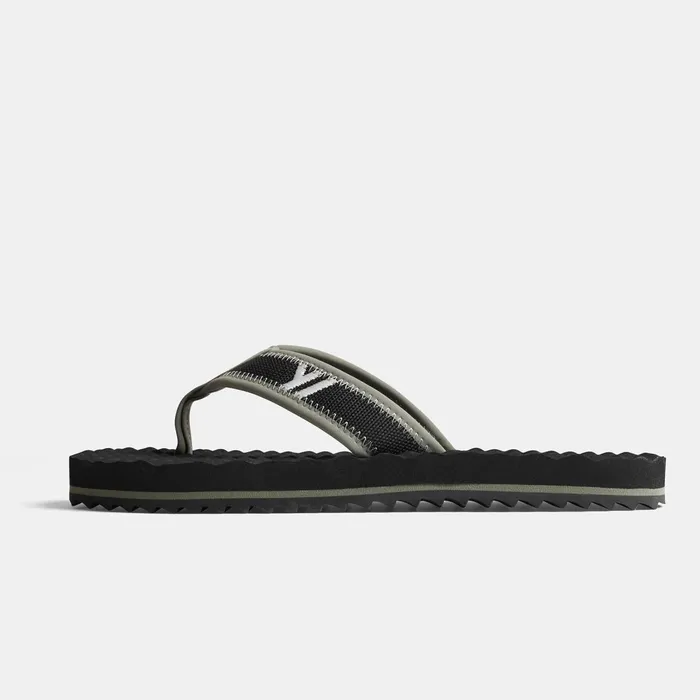 Men Kids FootwearandWomen James Perse YOsemite Sport Flip Flop Kids Blackgrey