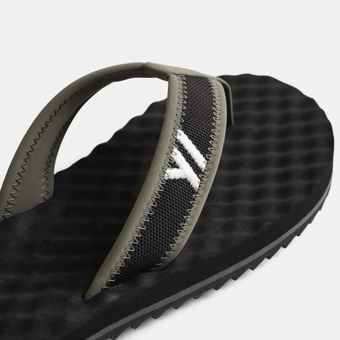 Men Kids FootwearandWomen James Perse YOsemite Sport Flip Flop Kids Blackgrey