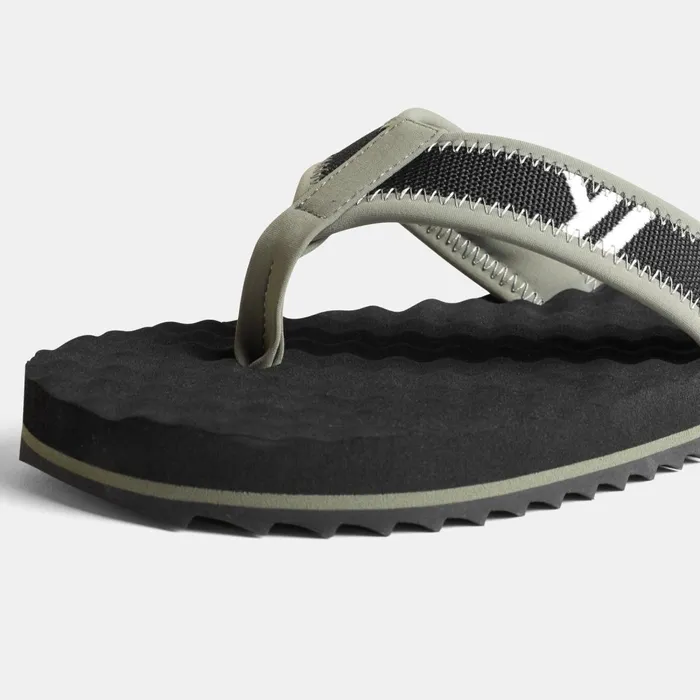 Men Kids FootwearandWomen James Perse YOsemite Sport Flip Flop Kids Blackgrey
