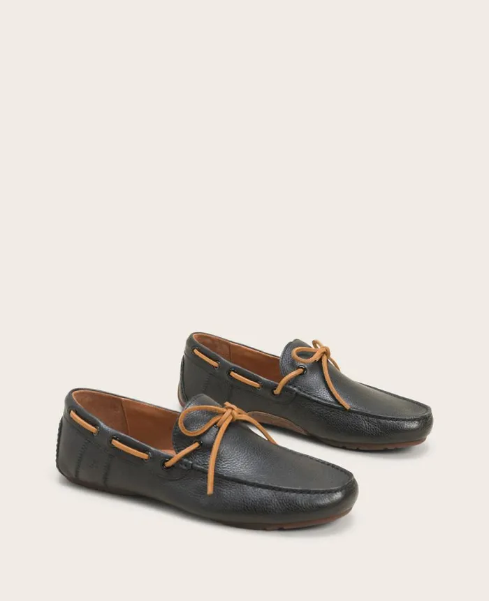 Men Loafers Kenneth Cole GENTLE SOULS Nyle Leather Driver Boat Shoe Black Men Loafers Kenneth Cole GENTLE SOULS Nyle Leather Driver Boat Shoe Black